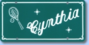 On this page you'll see samples of sports related Custom License Plates Personalized Auto Tags. Click here to see more samples.
